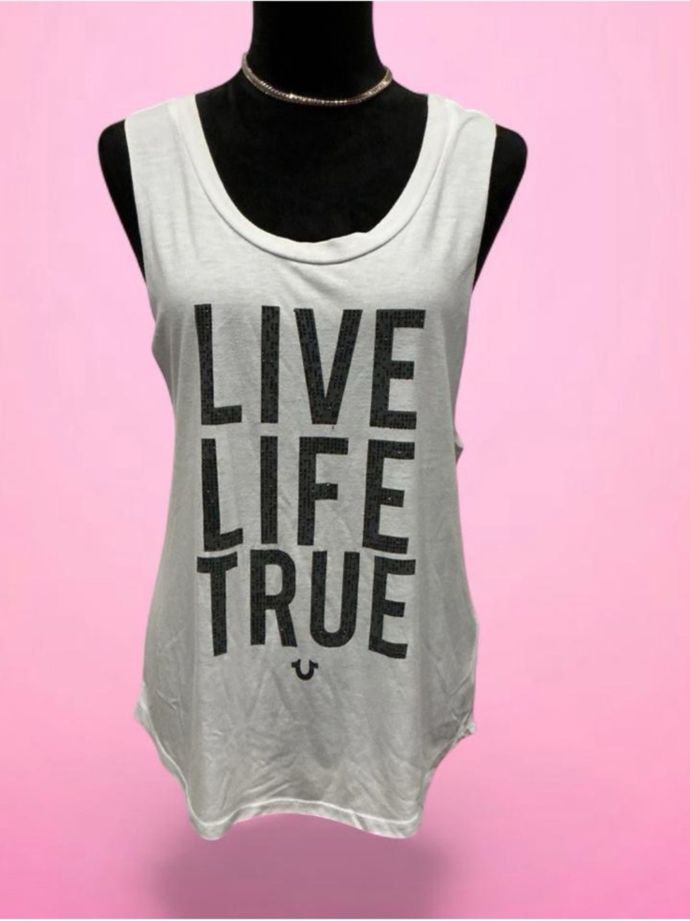 🤍Women’s White True Religion Tank Top